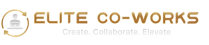 Elite Co-Works logo representing a premium coworking space brand in Bangalore, offering private cabins, meeting rooms, and flexible workspaces.